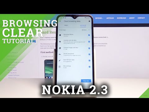 NOKIA 2.3 Clear Browsing Data & Delete Browser History