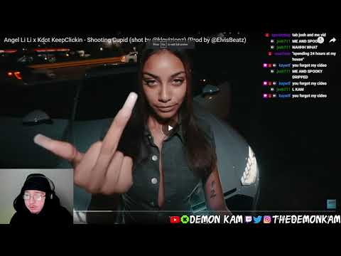 Demon Kam Reacts to Angel Li Li x Kdot KeepClickin - Shooting Cupid (shot by @klovizionz)
