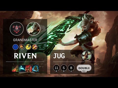 Riven Jungle vs Nidalee - EUW Grandmaster Patch 10.19