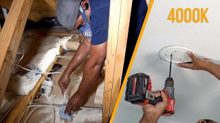 Install recessed LED lights like a pro