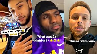 NBA Players React To Their NBA 2K22 Ratings