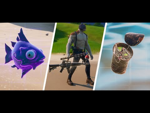 Catch a Weapon, a Can and a Fish