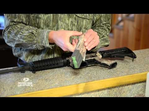 Mossy Oak Graphics AR15 Gun Wrap Install
