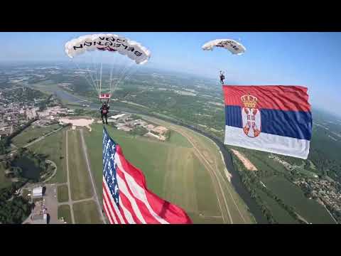 Serbian and American flag dance — video thumbnail