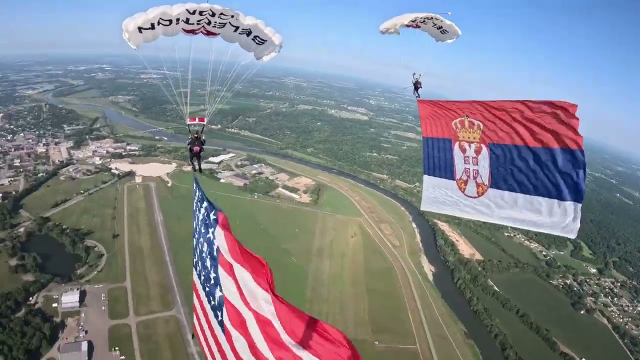 Serbian & American Flag Dance