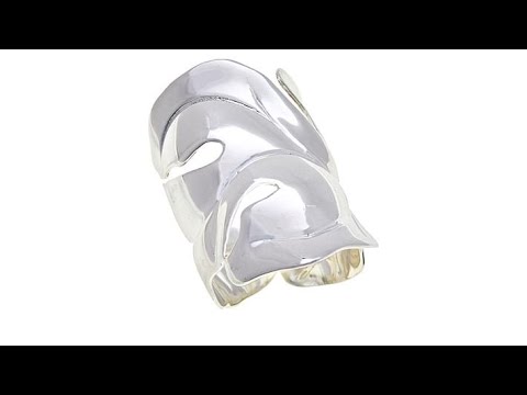 Sevilla Silver Leaf Wrap Ring