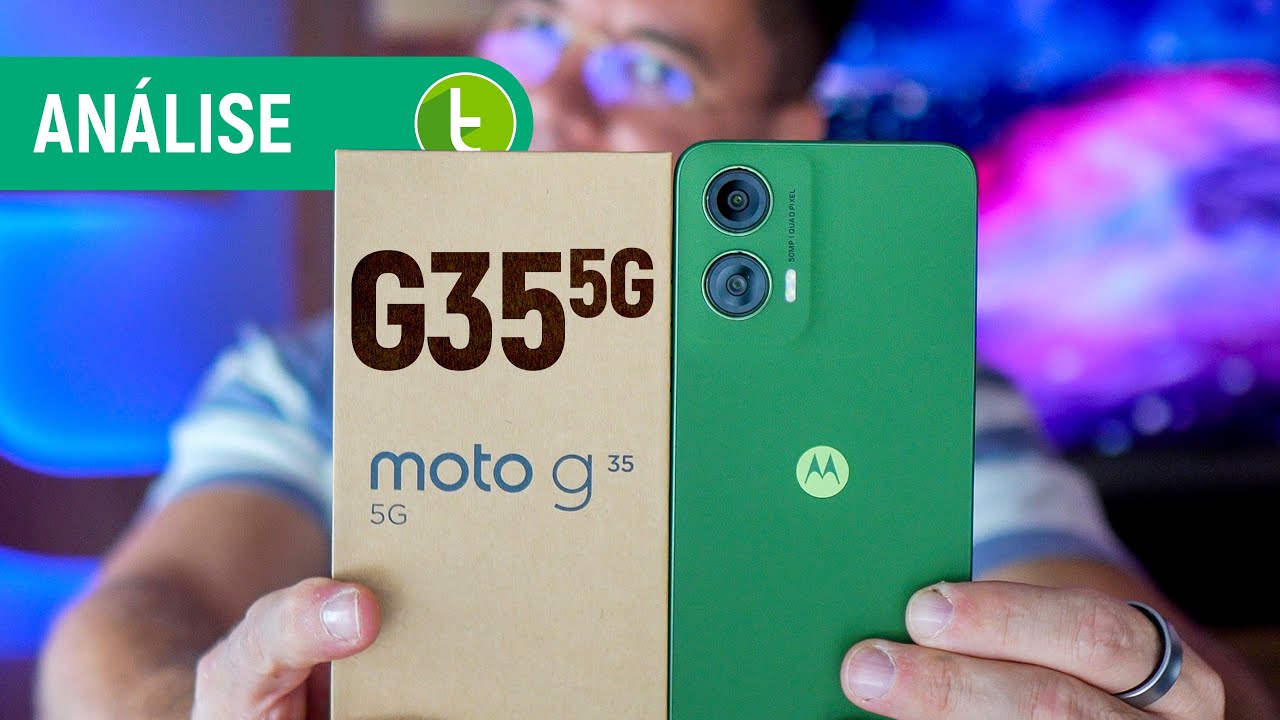 Miniatura da avaliação em vídeo de Smartphone Motorola Moto G35 5G 128GB 4GB RAM