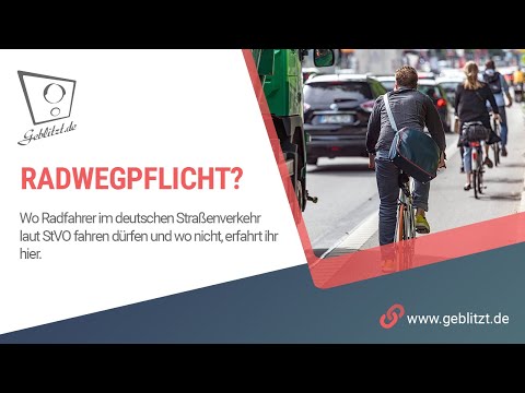 Fahrradfahren in Deutschland: Wann muss ich auf den Radweg & wann auf die Straße? 🚴‍♀️🚦