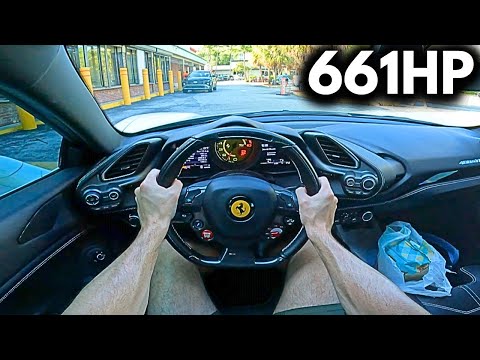 Thumbnail for POV: What It's Like to Drive a Ferrari 488 GTB by Ferrari 488
