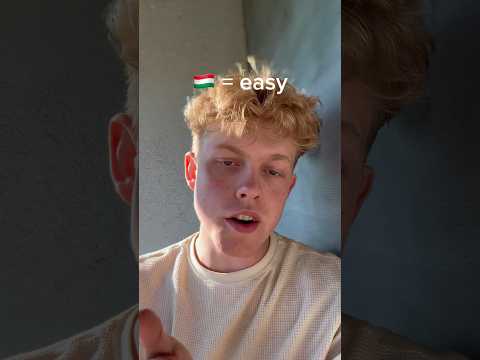 Hungarian Is So Easy! #hungarian #hungary #language #magyar