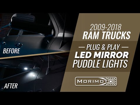 XB Puddle Lights for 2009 - 2018 RAM 3500