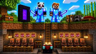 Noua Baza Secreta cu Villageri Este GATA! Ne-am BLINDAT cu Enchant-uri in Minecraft Hardcore!