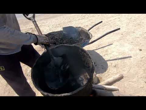 How to prepare asphalt mortar for verma joints