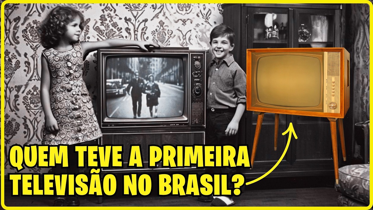 A PRIMEIRA casa brasileira a ter uma TELEVISÃO