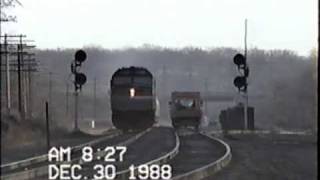 preview picture of video 'Amtrak 671 12-30-88'