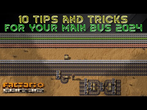 10 TIPS To Improve Your MAIN BUS 2024 - Factorio Space Age