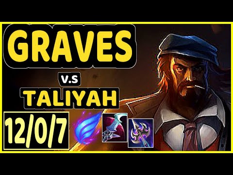 ALBETRAYBER (GRAVES) vs TALIYAH - 12/0/7 KDA JUNGLE GAMEPLAY - EUW Ranked GRANDMASTER