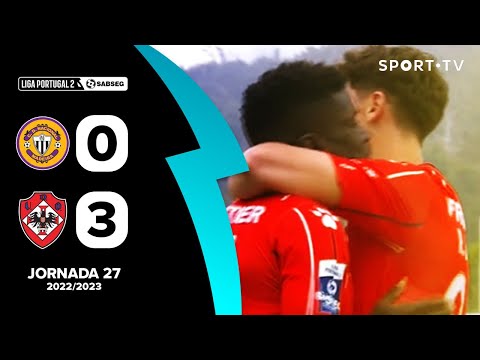 Resumo: CD Nacional 0-3 UD Oliveirense - Liga Portugal SABSEG | SPORT TV