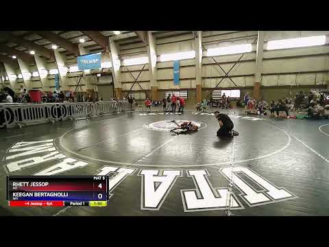 43 Lbs 2nd Place Match - Rhett Jessop, MT Vs Keegan Bertagnolli, WY A7a7
