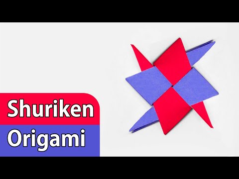 Origami Shuriken Origami Ninja Star Tutorial