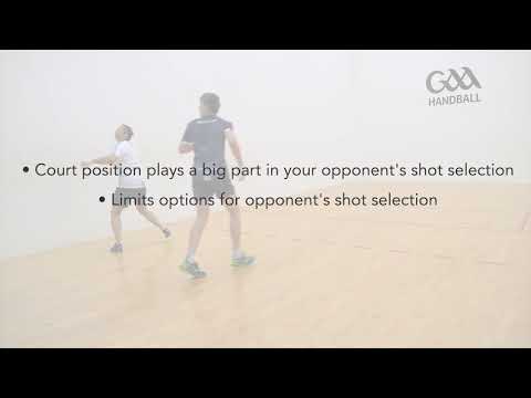 GAA Handball Coaching - Centre Court and Positioning Tips