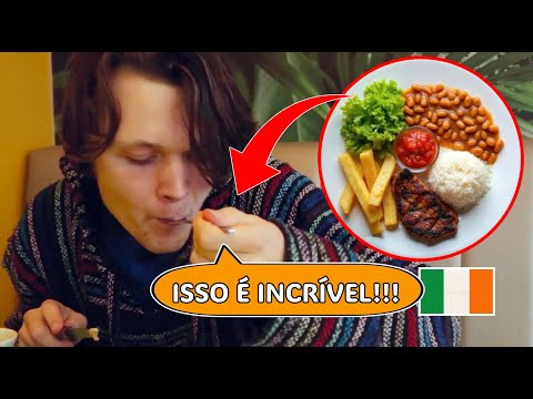 GRINGO PROVA COMIDA BRASILEIRA(e acha incrível)