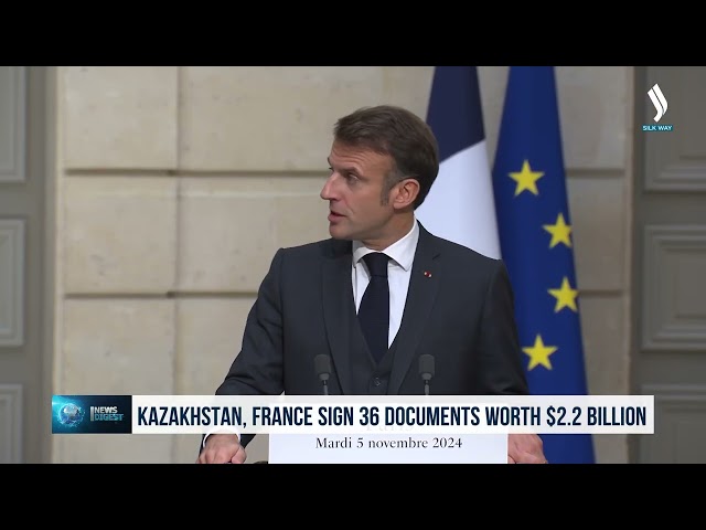 Kasım Comart Tokayev ve Emmanuel Macron Elysee Sarayı'nda görüşme yaptılar