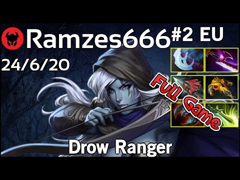 Ramzes666 [VP] plays Drow Ranger!!! Dota 2 Full Game 7.21