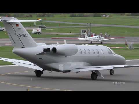 Cessna Citation CJ2 Jet Take Off - Gloucestershire Airport