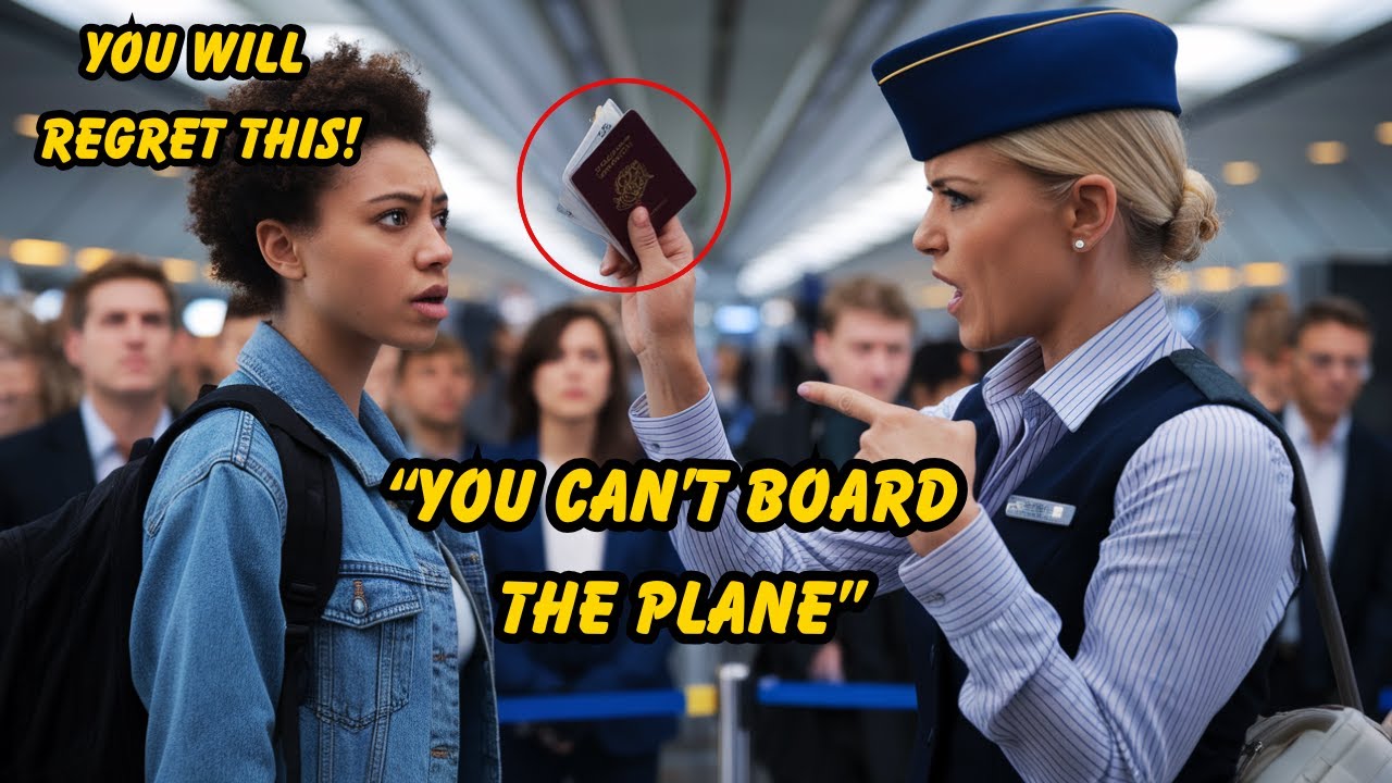 Flight Attendant Tears Up Back Girl‘s Passport- Instantly Regrets it, When She’s Fired on the spot