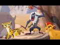 The Lion Guard Devide Conquer Hyenas Jackals Battle Kion Sees Scar Scene HD