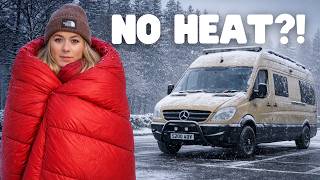 NO HEAT at -5°C...Our trip is OVER | Van Life Europe