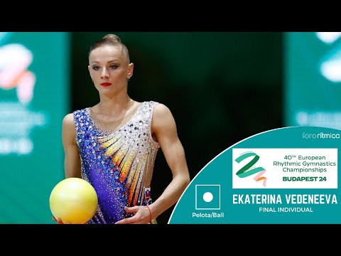 Ekaterina Vedeneeva (SLO) - Pelota/Ball - FINAL INDIVIDUAL - Budapest EC 2024