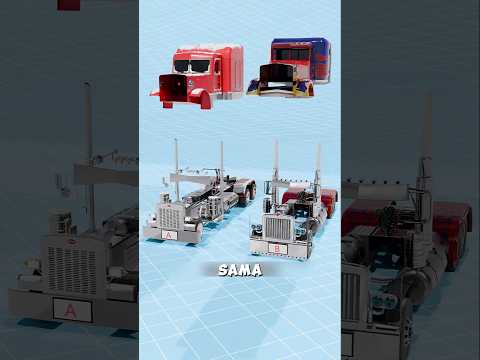 Saat Truk A Berubah Menjadi Truk B! 🚚😱 #shortvideo