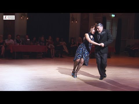2017 Graciela and Osvaldo dance canyengue to Otoño at Cheltenham International Tango Festival