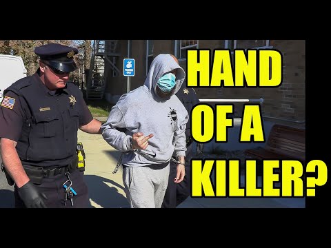 MURDER SUSPECT... HEAVILY CHAINED... ENTERS BARNSTABLE SUPERIOR COURT *** EXCLUSIVE HN INTERVIEW! **