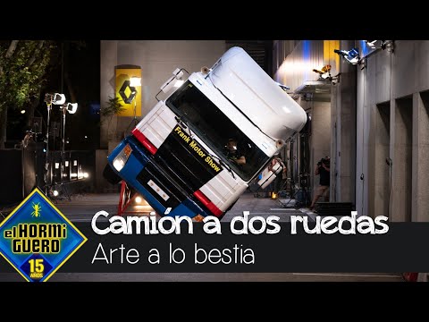 Un camión de 7.000 kilos a dos ruedas - El Hormiguero