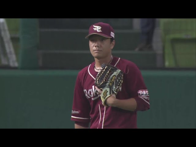 【8回裏】守備で魅せる!! イーグルス・田中和基 フェンスに激突しながらもナイスキャッチ!! 2024年9月12日 埼玉西武ライオンズ 対 東北楽天ゴールデンイーグルス