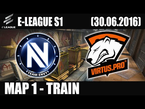 Team EnVyUs vs Virtus.Pro | Grand Final Map 1 (Train) E-LEAGUE Group F (01.07.2016) [CSGO]