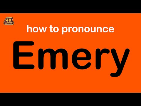 how to pronounce Emery correctly