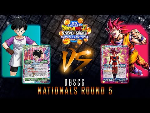 2022 DBS Nationals Round 5 - Videl (Marc Young) vs. Crimson Goku (Frisco Fahs)
