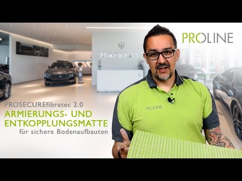 PROSECUREfibretec 2.0 - Armierungsmatte zur Entkopplung von Bodenbelägen