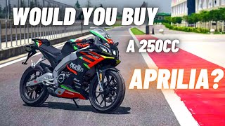 Would You Buy Aprilia's New 250CC Sportbike? The Aprilia GPR250R