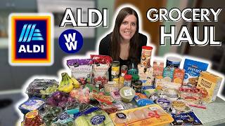 Healthy ALDI Grocery Haul For Weight Loss | Meals Ideas | WeightWatchers Points, Nutrition & Prices
