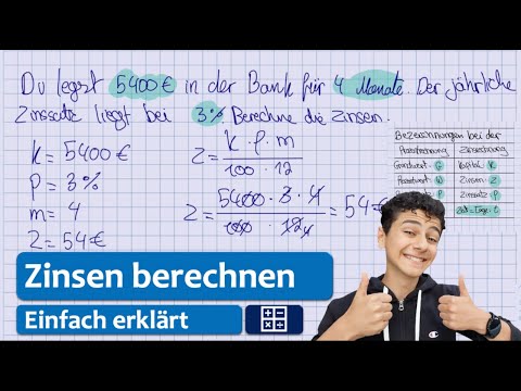 Zinsen berechnen