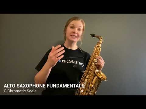 ALTO SAX FUNDAMENTALS G Chromatic Scale