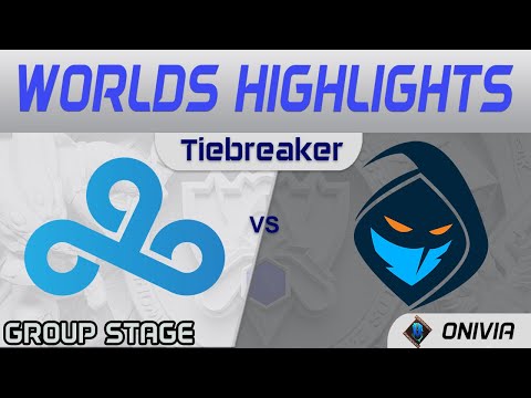 C9 vs RGE Tiebreaker Highlights Day 4 Worlds 2021 Group Stage Cloud9 vs Rogue by Onivia