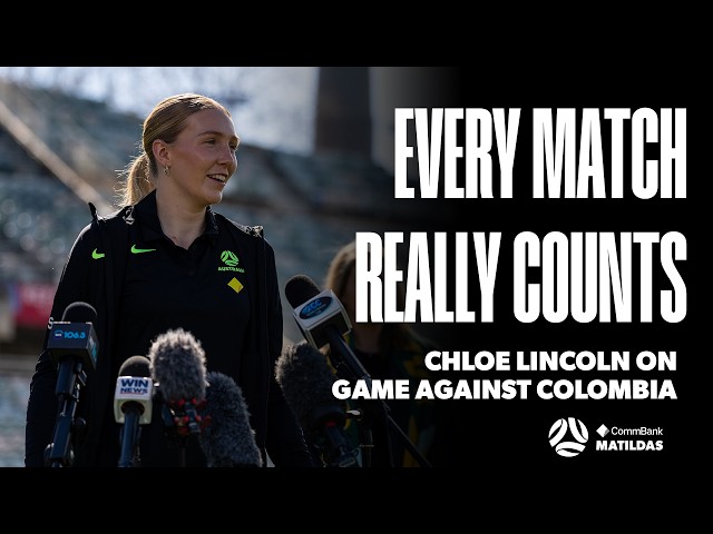 💬 Lincoln: We love playing in Canberra | On return to the nation's captial to face Colombia