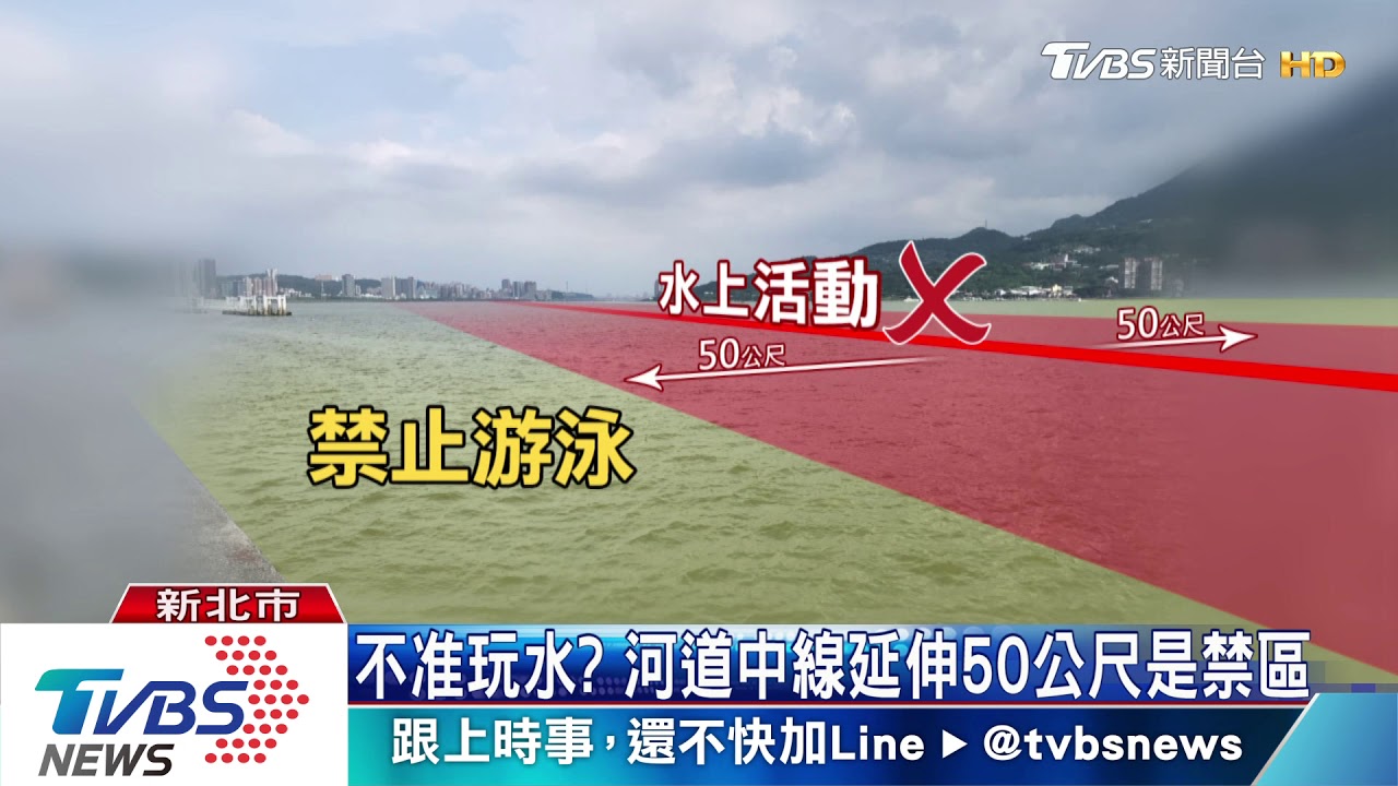 淡水河玩獨木舟!浪打船翻覆3人獲救