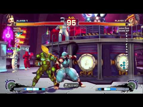 GamerBee [Adon] vs ippis [Ibuki] SSF4 Japanese Online Ranked Matches - TRUE-HD